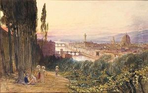 View Of Florence From San Miniato by Edward Lear