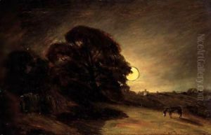 Edge Of A Heath By Moonlight by John Constable