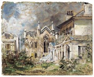 The Gothic House, Sillwood Place, Brighton by John Constable