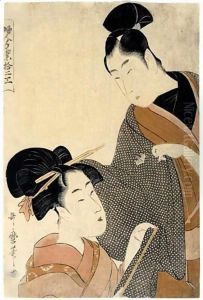 La Couturiere by Kitagawa Utamaro