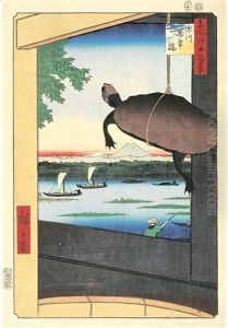 Fukagawa Mannenbashi. Le Pont Mannen A Fukagawa Fukagawa Mannenbashi. Le Pont Mannen A Fukagawa