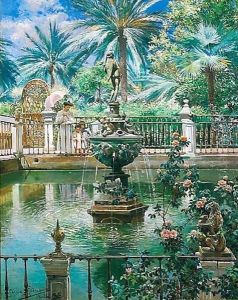 Jardines De Sevilla (Gardens In Seville) by Manuel Garcia y Rodriguez