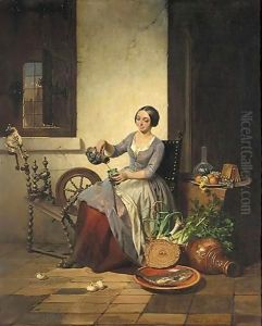 A Moment Of Rest by David Emil Joseph de Noter