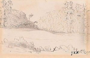 Carrefour De L'Epine, Foret De Fontainebleau by Jean-Francois Millet