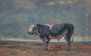 Un Taureau by Antoine-louis Barye