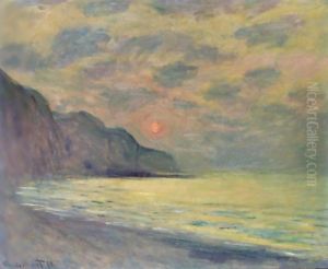 Soleil Couchant, Temps Brumeux, Pourville