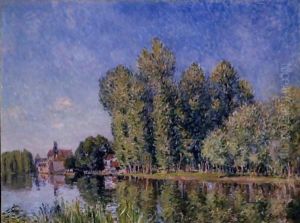 Le Loing A Moret by Alfred Sisley