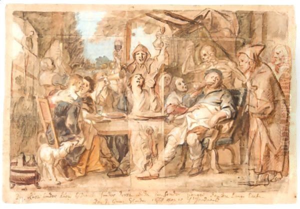 A Merry Company (An Allegory Of Integrity) - view 1