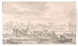 Polder Landscape by Jan van Goyen