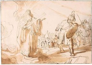 The Messenger Of God Appearing To Joshua (Josh. 513-15)