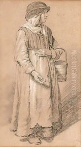 Full-Length Study Of A Milkmaid Full-Length Study Of A Milkmaid