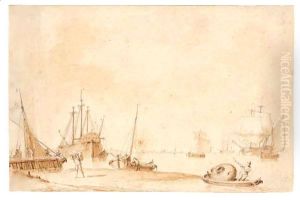 Harbour Scene by Cornelis De Grient