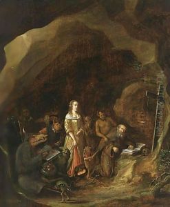 The Temptation Of St. Anthony by Franciscus Carree