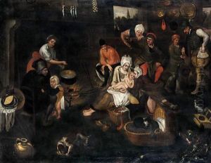 The Formal Visit by Marten Van Cleve