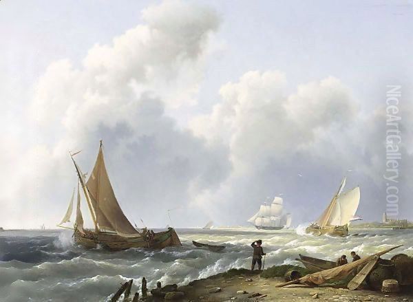 Sailing Vessels Off The Dutch Coast 2 - view 1