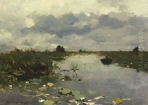 Polder Landscape Near Kortenhoef