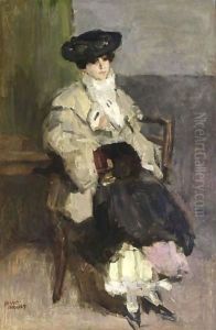A'Une Parisienne A' by Isaac Lazarus Israels