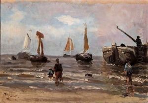 The Return Of The Fisherboats by Jozef Israels