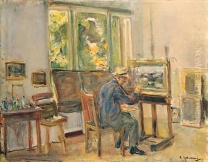 Der KAnstler In Seinem Atelier In Wannsee (The Artist In His Studio In Wannsee)