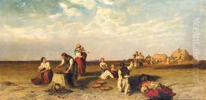 Preparing The Meal by Pal Bohm