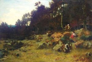 An Autumn Landscape by James Coutts Michie
