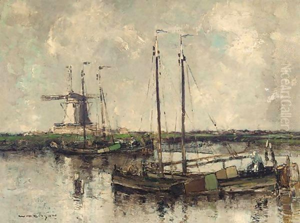 A Canal Scene - view 1