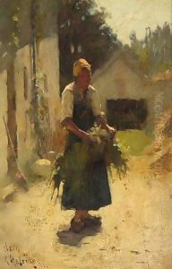 A French Peasant by Arthur Melville