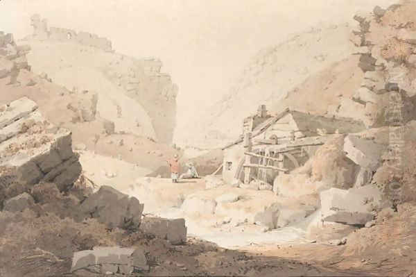 Arthur's Castle At Tintagel, Cornwall - view 1