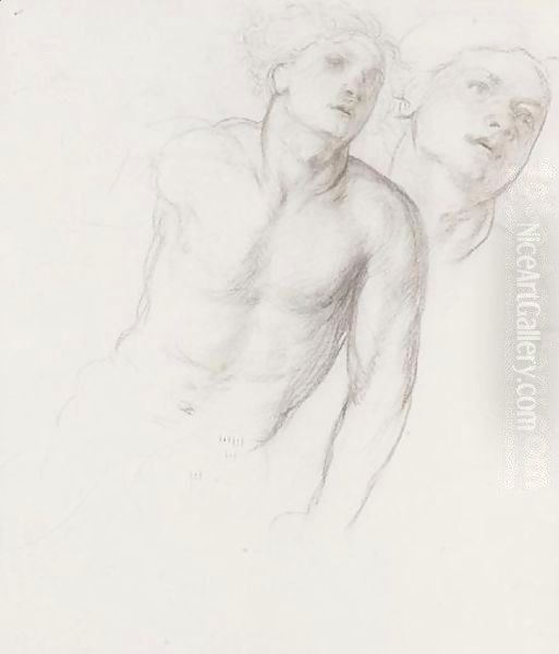 Studies Of A Male Figure - view 1