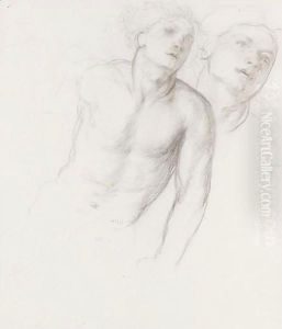 Studies Of A Male Figure by Sir Edward John Poynter