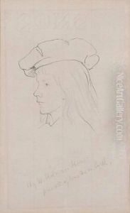 Portrait Study Of The Head Of His Son Cyril