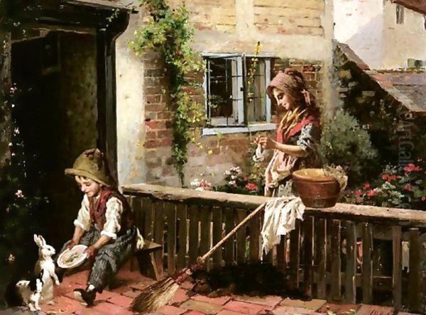 Feeding Rabbits - view 1