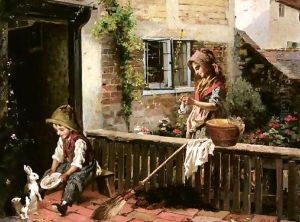 Feeding Rabbits by Alexander M. Rossi