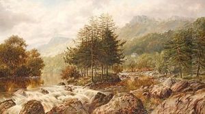 On The Llugy Near Pont-Y-Pair, Bettws, North Wales by William Henry Mander