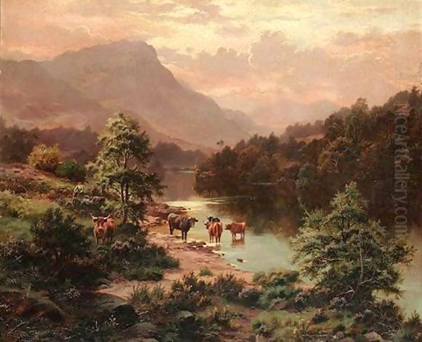 Cattle By A River - view 1