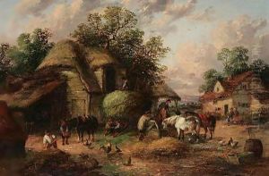 Farmyard Scene Farmyard Scene