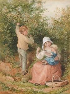 Blackberry Picking by Henry Hobson
