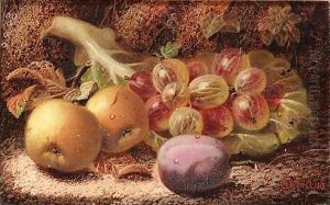 Still Life Of Fruit by Oliver Clare