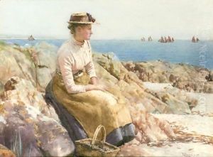 The Limpet Gatherer by Walter Langley