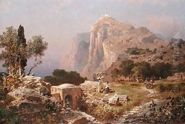 An Italian Coastal Scene - view 1