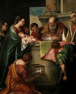The Presentation Of Christ In The Temple by Paolo Veronese (Caliari)