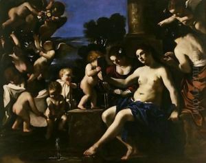 The Toilet Of Venus by Giovanni Francesco Barbieri