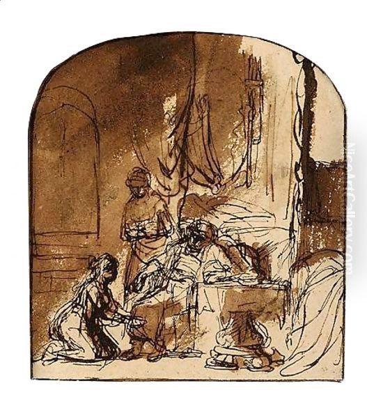 Bathsheba Imploring David To Appoint Solomon As His Successor - view 1