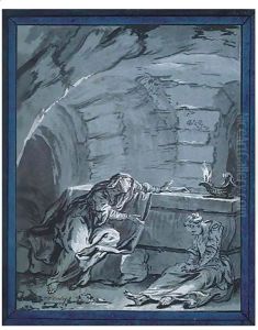 'The Matron Of Ephesus' From The Fables Of La Fontaine
