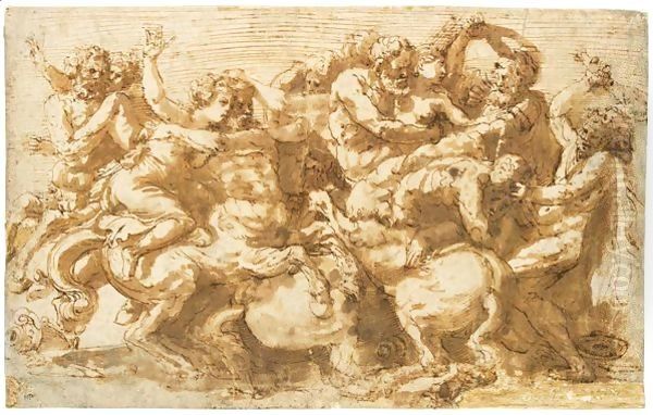 The Battle Of The Centaurs And Lapiths - view 1