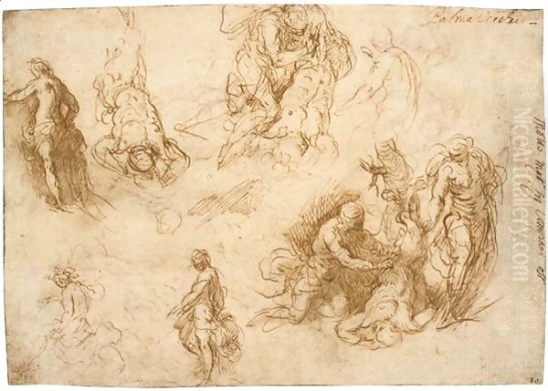 Studies For The Flaying Of Marsyas - view 1