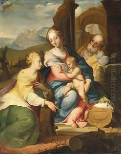 The Mystic Marriage Of Saint Catherine