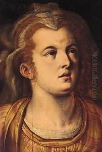 Head Study Of A Woman by Frans, the elder Floris