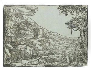 Arcadian Landscape by Anonymous Artist