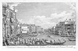 Urbis Venetiarum Plates VIII, XIII, And XIV by (Giovanni Antonio Canal) Canaletto